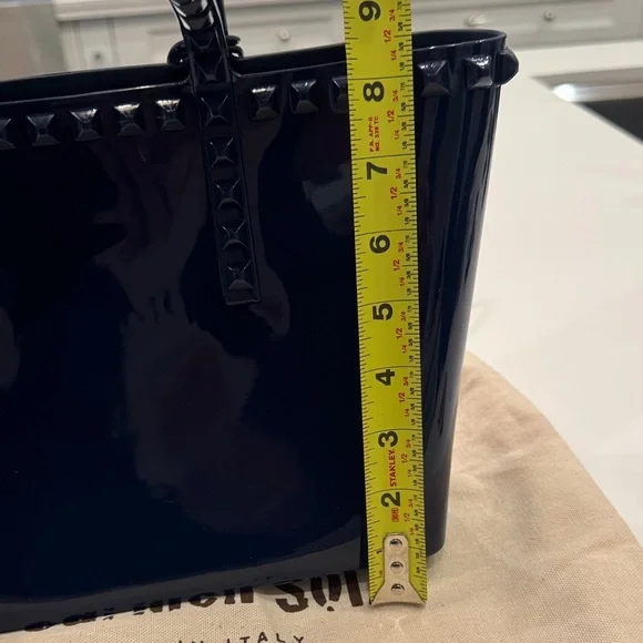 Carmen Sol NWT Navy Blue Women's Tote Bag - Picture 11 of 11